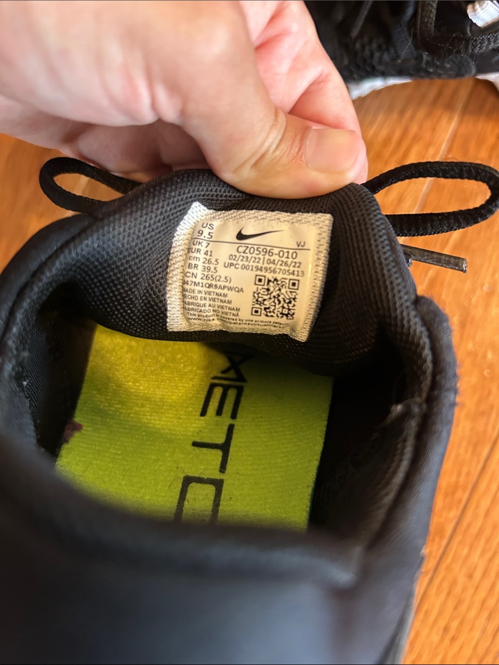 Nike Black Metcon - Picture 5 of 5
